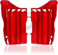 AC02454, UFO, Bs ra lamelle del radiatore crf 250r/250rx 20-rosso    , Nuovo