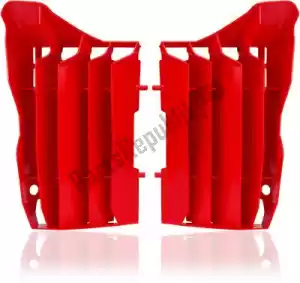 UFO AC02454 bs ra radiator louvers crf 250r/250rx 20-red - Bottom side