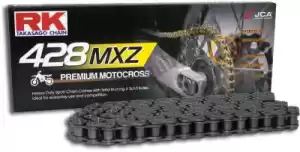 RK 26302436 ketting, race 428mxz, 136 cl clip - Onderkant