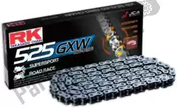 Aqui você pode pedir o corrente, corrida 525gxw, 106 clf rebite em RK , com o número da peça 26453706: