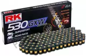 RK 26804920BL corrente, race bl530gxw, rebite 120 clf - Lado inferior