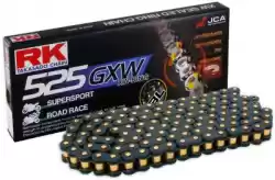 Here you can order the chain, race bl525gxw, 114 clf rivet from RK, with part number 26743814BL: