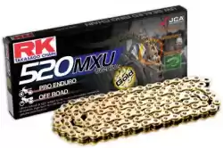 Here you can order the chain, race gb520mxu, 120 cl rivet from RK, with part number 26998620: