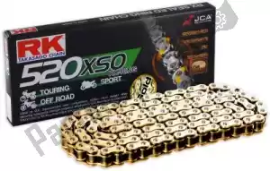 RK 39552132G kit de corrente kit de corrente, corrente de ouro - Lado superior