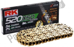 RK 39609380G ketting kit chainkit, gold chain - Bovenkant
