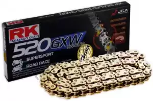 RK 26703708 chain, race gb520gxw, 108 clf rivet - Bottom side