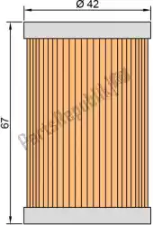 Here you can order the filter, oil for oil cooler ktm from Twin AIR, with part number 46140121: