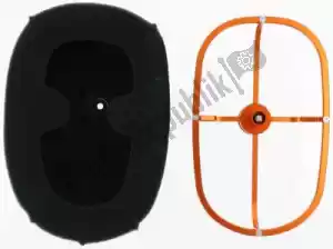 TWIN AIR 46150229C filter, air power flow kit honda - Upper side