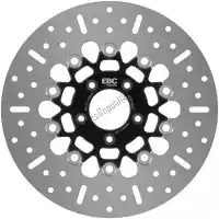 EBCMD518BLK, EBC, Disc md518blk black chrome centered harley davidson..    , New