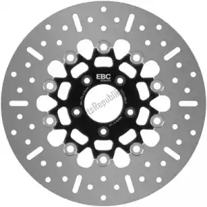 EBC EBCMD518BLK disc md518blk black chrome centered harley davidson.. - Bottom side