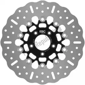 EBC EBCMD518CBLK disc md518cblk black chrome centered h-d disc - Bottom side