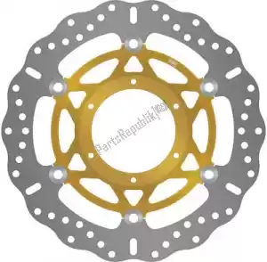 EBC EBCMD1180XC disc md1180xc 6 button float wave disc - Bottom side