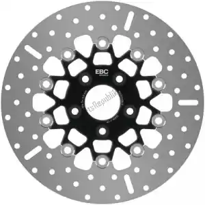 EBC EBCRSD019BLK disc rsd019blk black chrome centered harley davidson.. - Bottom side