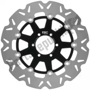 EBC EBCVR887BLK disc vr887blk cattle floating disc black center - Bottom side