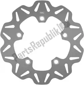 EBC EBCVR2125 disc vr2125 cattle rear solid disc - Bottom side