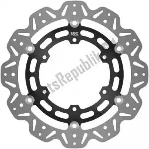 EBC EBCVR2128BLK disc vr2128blk cattle floating disc black center - Bottom side