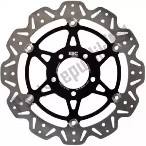 EBC EBCVR3058BLK disk vr3058blk floating black hub - Bottom side