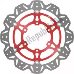 schijf vr3107red vee floating disc red centre van EBC, met onderdeel nummer EBCVR3107RED, bestel je hier online: