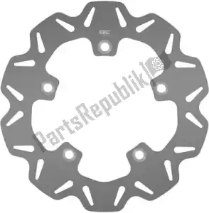 EBC EBCVR3108 disc vr3108 vee rear solid brake disc - Bottom side