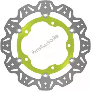 EBC EBCVR4174GRN disc vr4174grn cattle floating disc green center - Bottom side