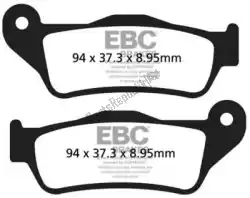 Here you can order the brake pad fa643hh hh sintered sportbike brake pads from EBC, with part number EBCFA643HH:
