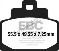 EBCSFA681, EBC, Remblok sfa681 organic scooter brake pads    , Nieuw