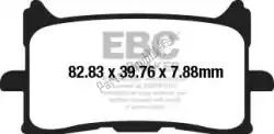 remblok fa679hh hh sintered sportbike brake pads van EBC, met onderdeel nummer EBCFA679HH, bestel je hier online: