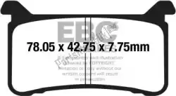 Here you can order the brake pad gpfax700hh race hh sintered brake pads from EBC, with part number EBCGPFAX700HH: