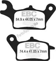 EBCSFA708, EBC, Brake pad sfa708 organic scooter brake pads    , New