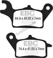 EBCSFA708, EBC, Remblok sfa708 organic scooter brake pads    , Nieuw