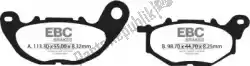 Qui puoi ordinare pastiglie freno sfa705hh hh pastiglie freno sinterizzate scooter da EBC , con numero parte EBCSFA705HH: