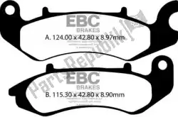 Here you can order the brake pad fa711 organic brake pads from EBC, with part number EBCFA711: