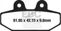EBCFA710HH, EBC, Klocek hamulcowy fa710hh hh spiekane klocki hamulcowe sportbike    , Nowy