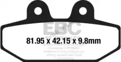 Here you can order the brake pad fa 710v semi sintered brake pads from EBC, with part number EBCFA710V: