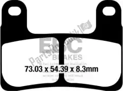 Here you can order the brake pad epfa724hh extreme pro sinter brake pads from EBC, with part number EBCEPFA724HH: