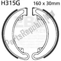 EBCH315G, EBC, Schoen h315g brake shoes    , Nieuw