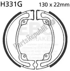 Qui puoi ordinare ganasce h331g ganasce freno da EBC , con numero parte EBCH331G: