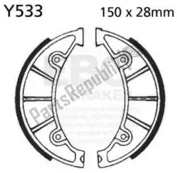 Aqui você pode pedir o sapata y533 sapatas de freio em EBC , com o número da peça EBCY533: