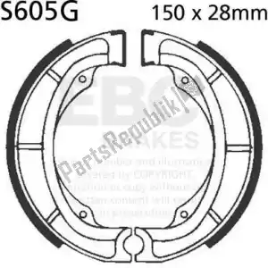 EBC EBCS605G shoe s605g brake shoes - Bottom side