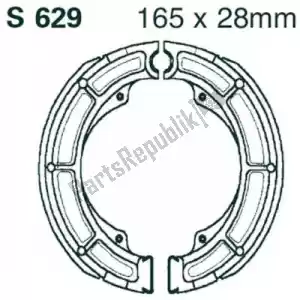 EBC EBCS629G schoen s629g brake shoes - Onderkant