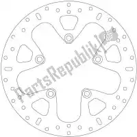 EBCMD863, EBC, Disco de freio de bicicleta de rua md863    , Novo