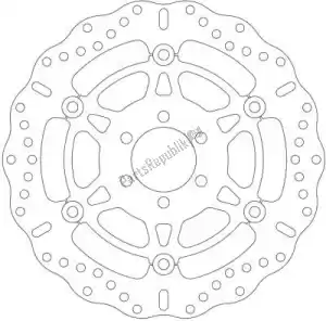 EBC EBCMD864XC disco md864xc 6 pulsanti xc sagomato - Il fondo