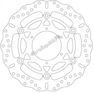 EBC EBCMD1180XC disc md1180xc 6 button float wave disc - Upper side