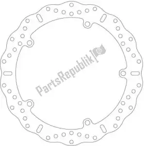 EBC EBCMD1186C disc md1186c solid bike brake wave disc - Upper side