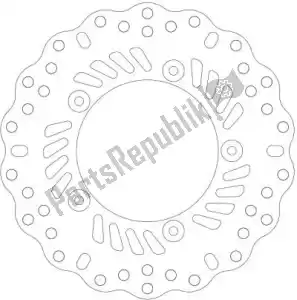 EBC EBCMD1191C disque md1191c disque de vague de frein de vélo solide - La partie au fond