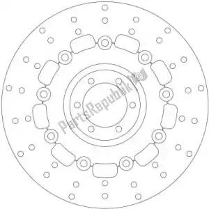 EBC EBCMD2024 disque md2024 disque de frein de vélo de rue - Face supérieure