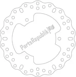 EBC EBCMD2123C disque md2123c disque de vague de frein de vélo solide - La partie au fond