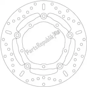 EBC EBCMD2127X disco md2127x 6 pulsanti x cerchio completo - Lato superiore