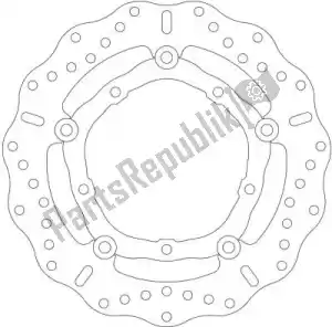 EBC EBCMD2127XC disc md2127xc 6 button float wave disc - Upper side