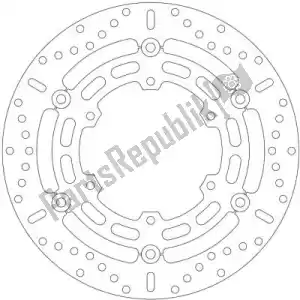 EBC EBCMD2126X disc md2126x 6 button float round disc - Upper side